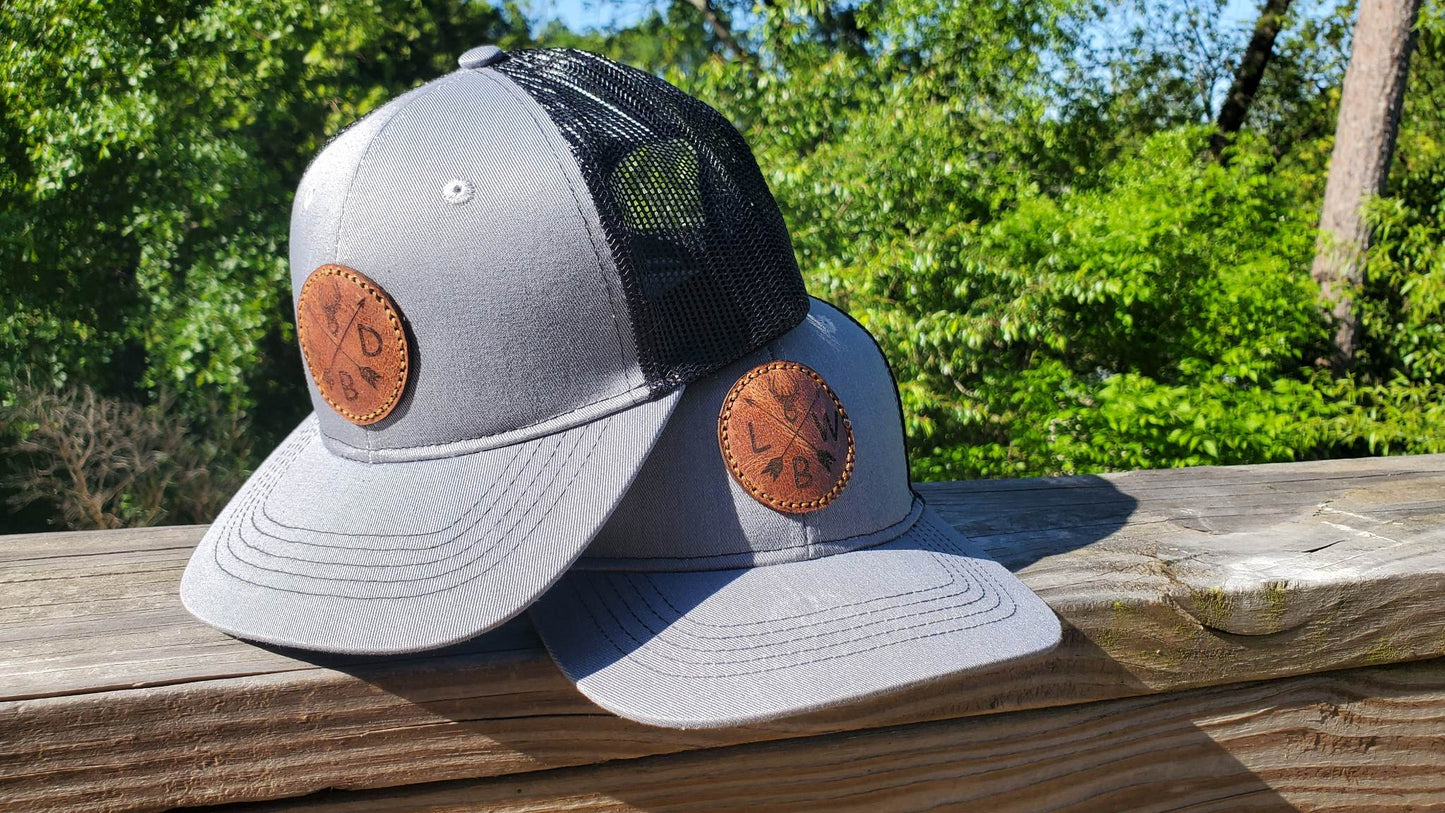 Custom Leather Patch Hat