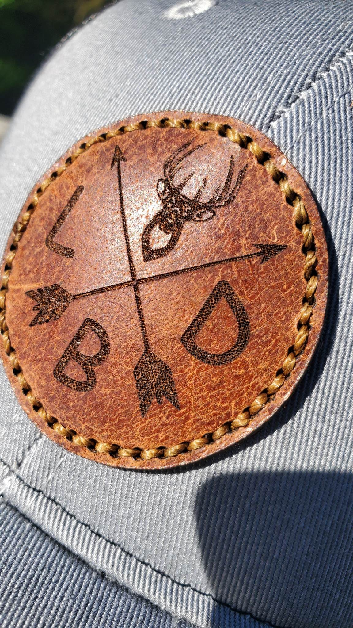 Custom Leather Patch Hat – Branded & Burned Hat Co.